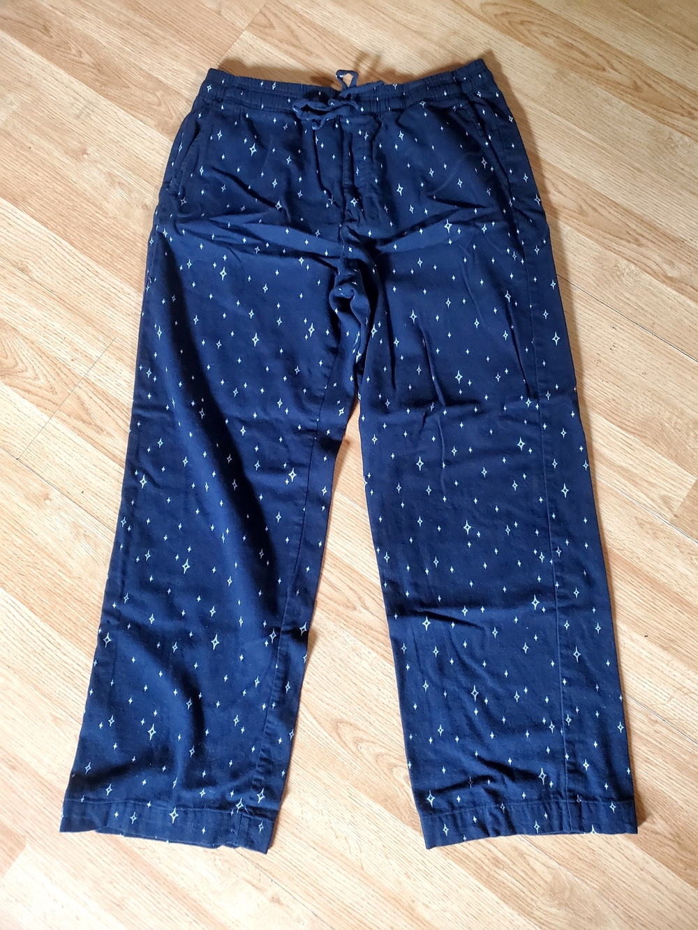 GAP Navy Star-Print Drawstring Pajama Pants